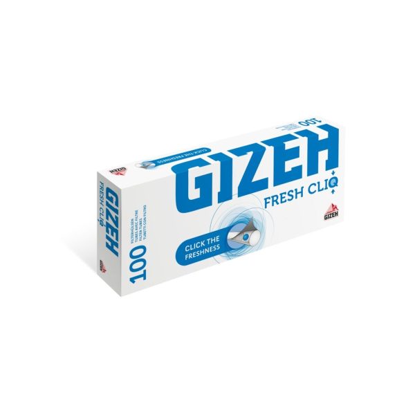 master-136 Tubes à cigarettes Gizeh Fresh CliQ Regular avec filtre clic menthol – lot de 100 tubes