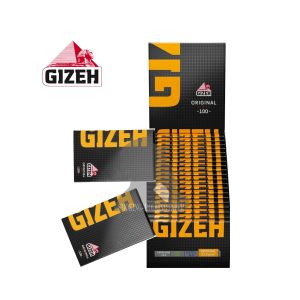 Χαρτάκια στριφτού Gizeh Black Regular – συσκευασία με 20 πακετάκια