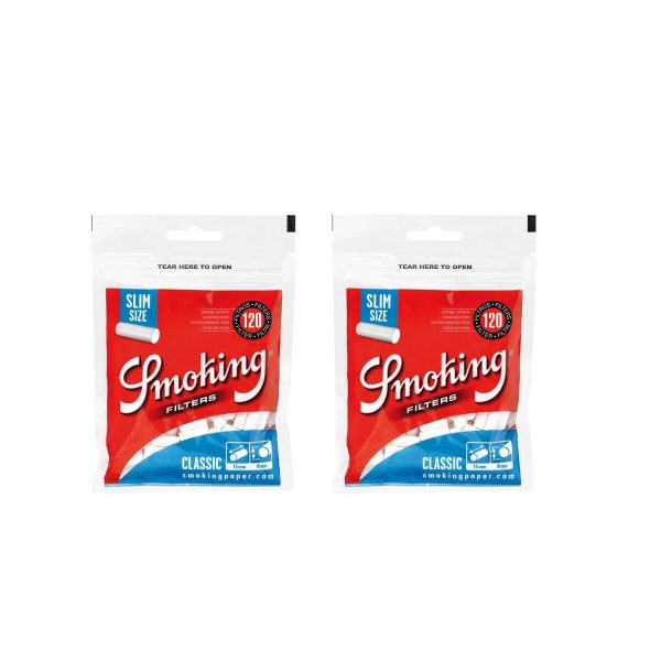 master-27 Φιλτράκια Smoking Classic Slim 6 mm – 120 φίλτρα