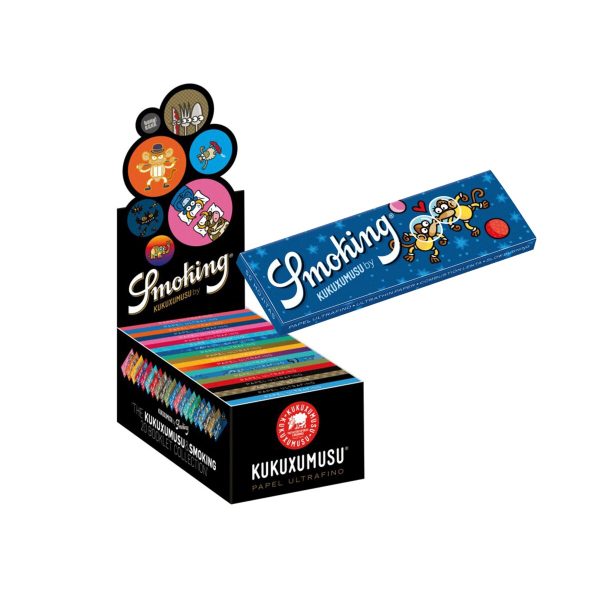 Cartine Smoking Kukuxumusu Corte Regular – Confezione da 50 libretti