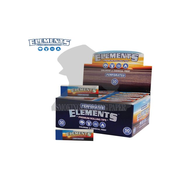 master-63 Elements Wide Slim perforierte Filtertips aus Karton – 50 Tip-Heftchen
